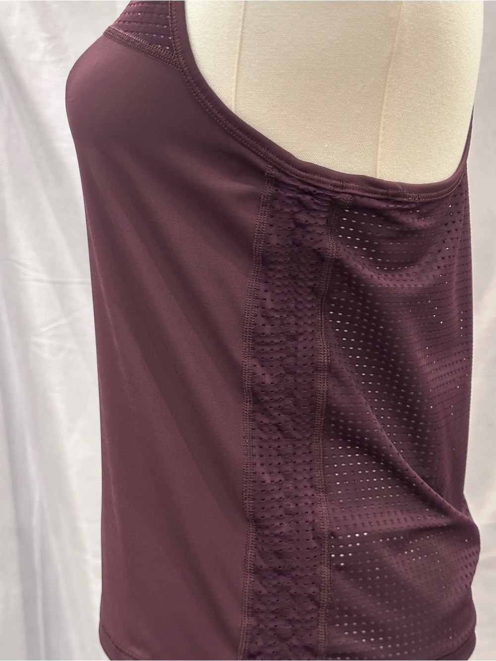 Athleta Plum High-Neck Zip Athletic Tank - Picture 6 of 8